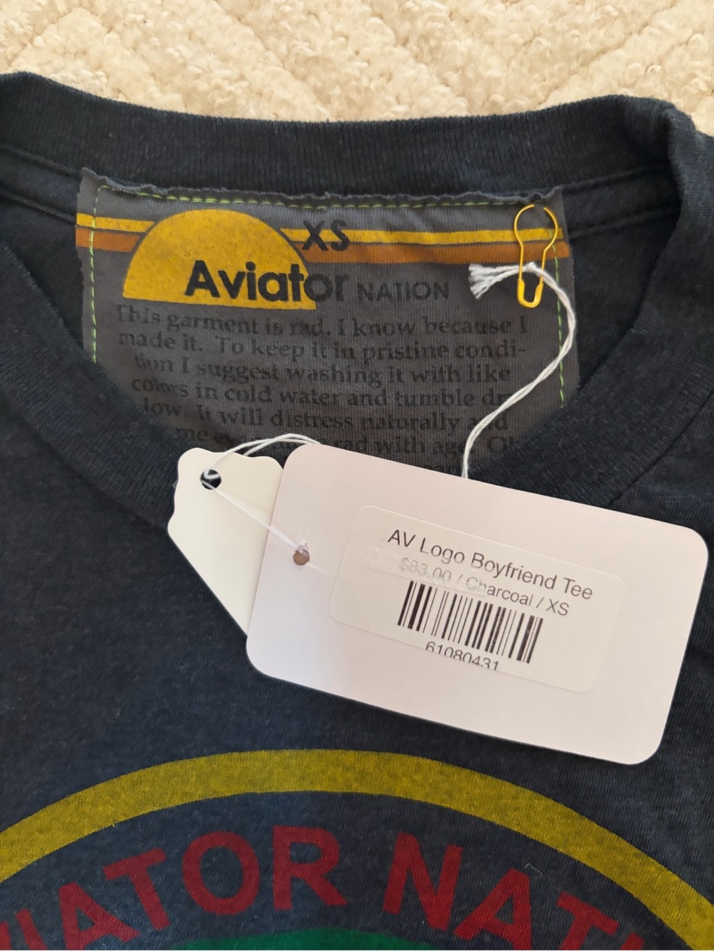 Aviator Nation Women’s Navy Venice CA Graphic Tee - Picture 2 of 4